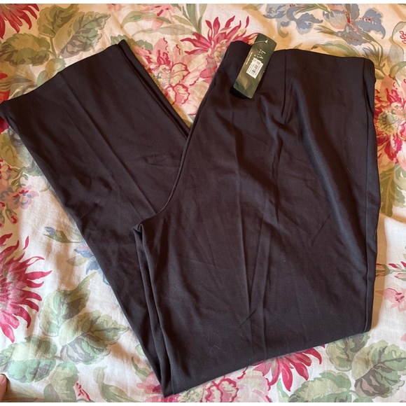 RALPH LAUREN Size 2X 40"W x 33"L Tall  Modern Flat Classic Brown Stretch $109NEW - Picture 1 of 16